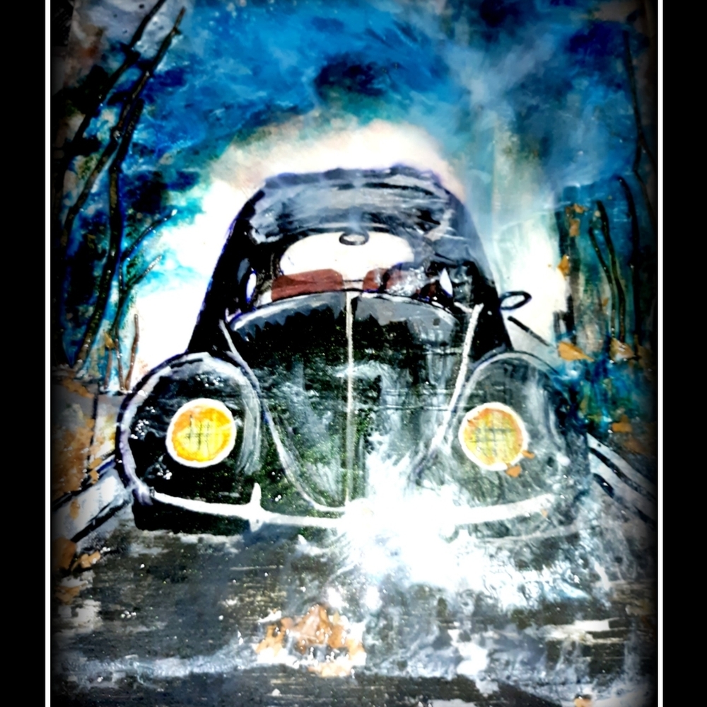 RESINED / MIXED MEDIA VOLKSWAGEN WALL ART